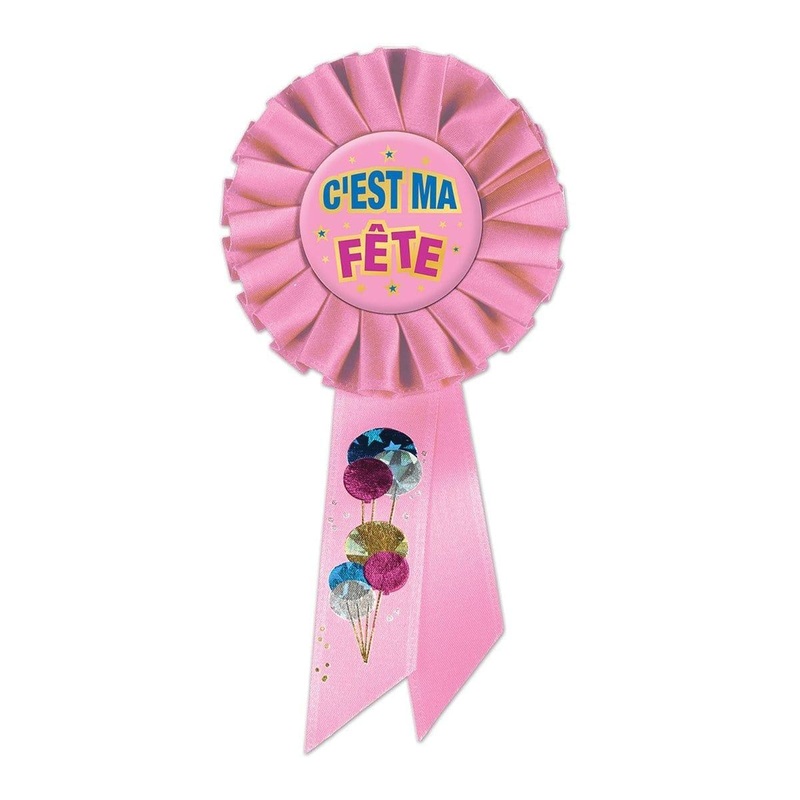 Award Ribbon - Cest Ma Fte - Pink