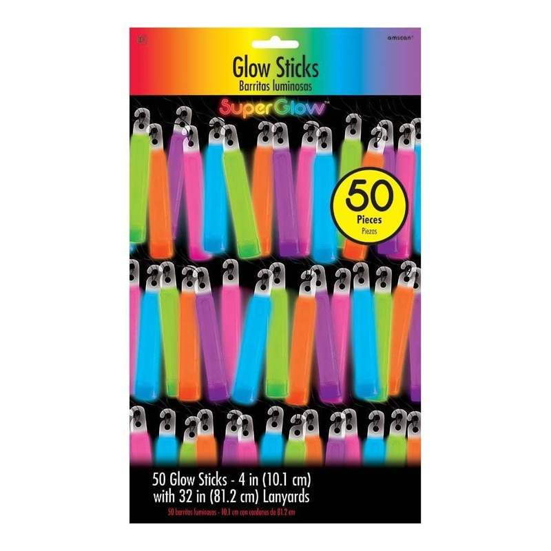 Glow Sticks - Multicolor 4 In. 50/pkg.