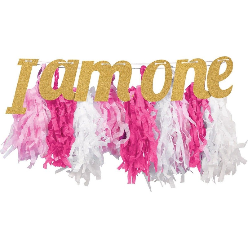 High Chair Deco Fringe Tissue - Pink