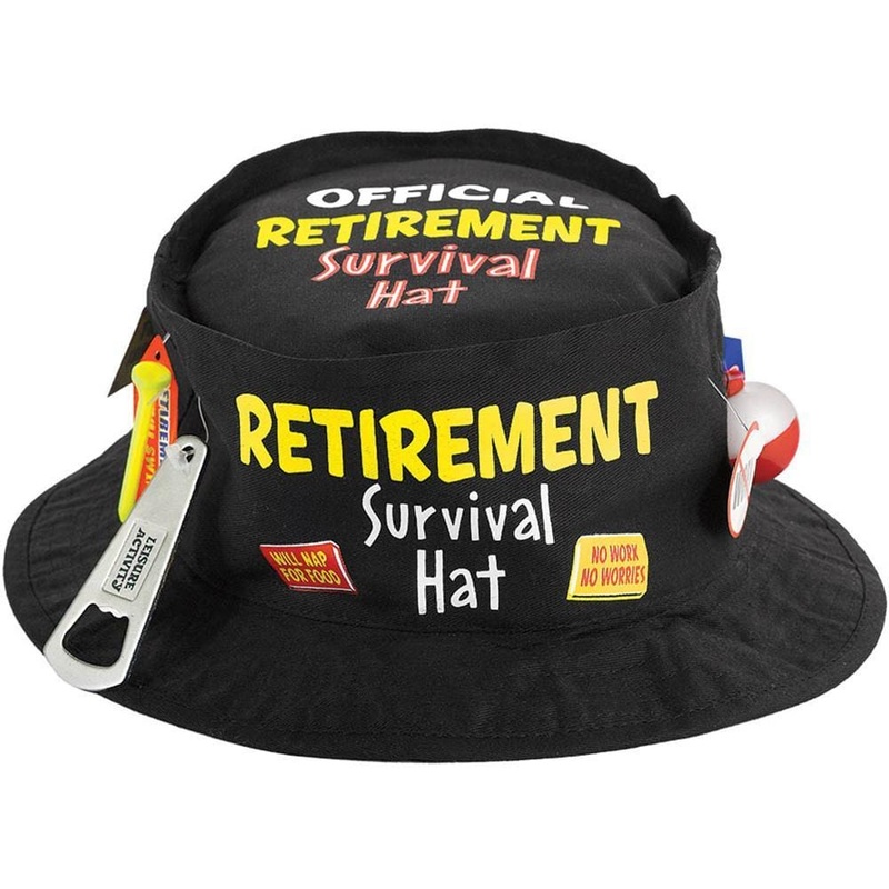 Officially Retired - Survival Hat Black