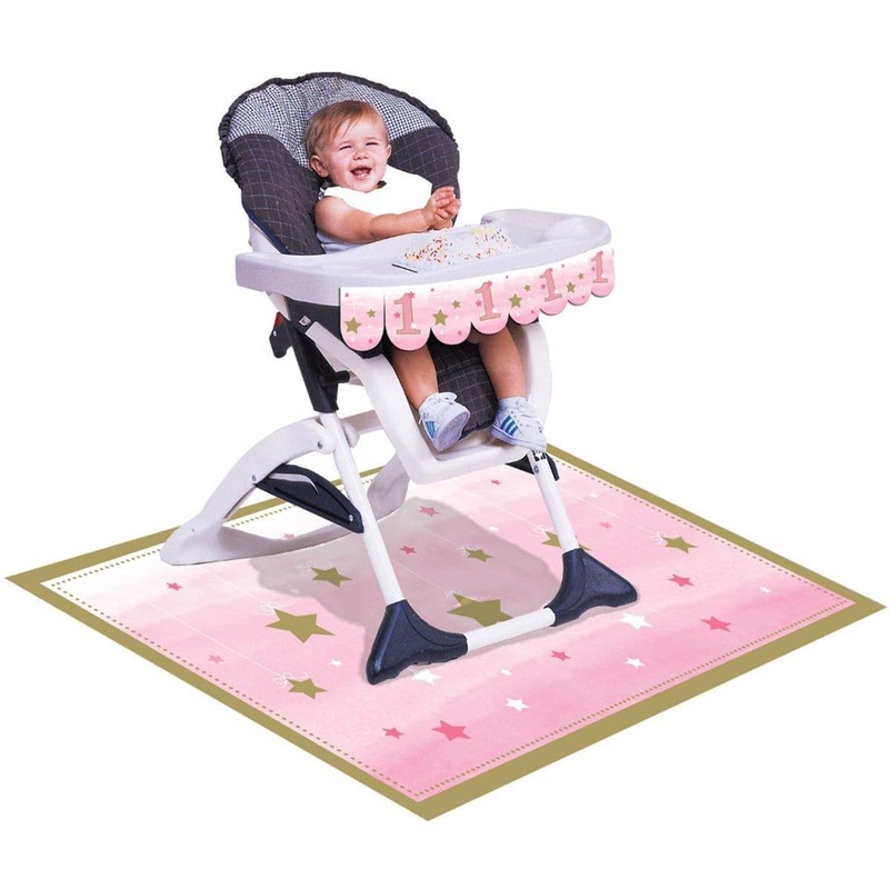 One Little Star Girl - High Chair Kit