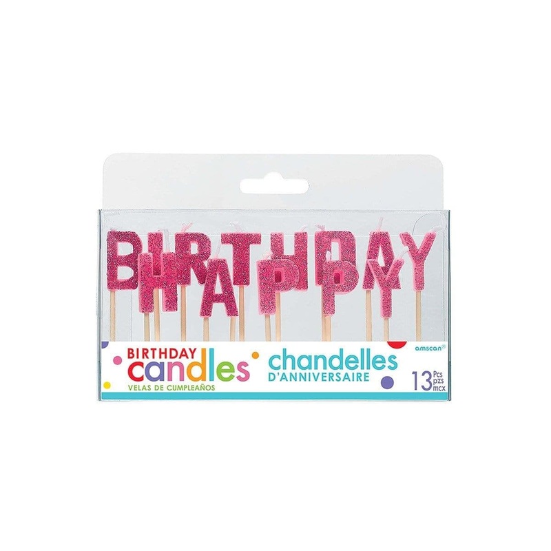 Pick Candles Hbday - Pink
