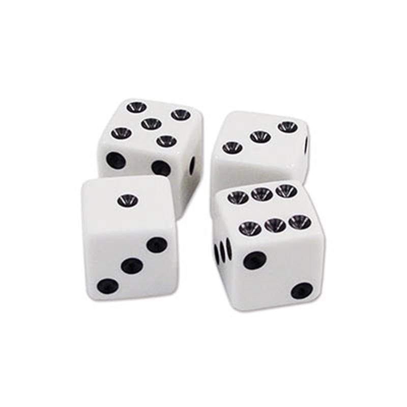 Plastic Dice 5/8 Inches, 10 per Package