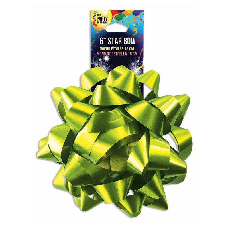 Star Bow 6 In. - Lime