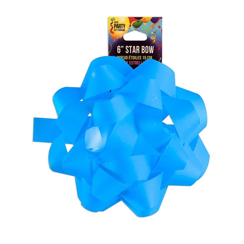 Star Bow 6 In. - Neon Blue
