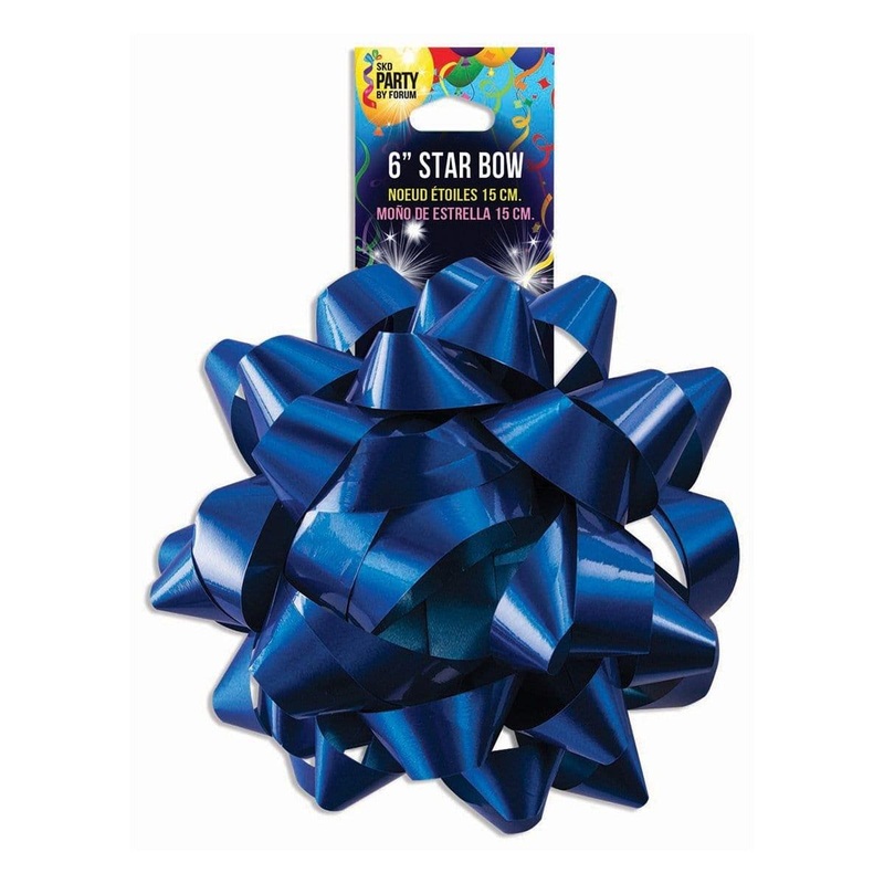 Star Bow 6 In. - Royal Blue
