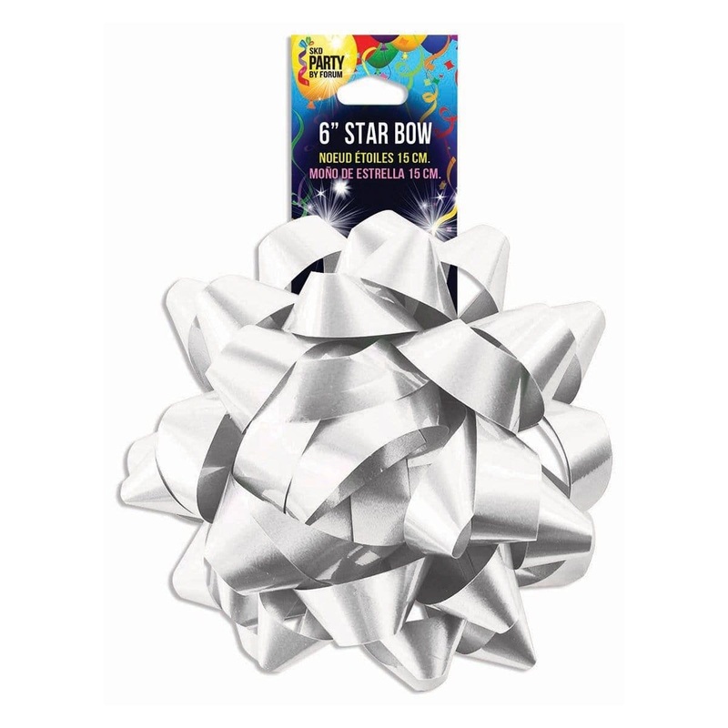 Star Bow 6 In. - White