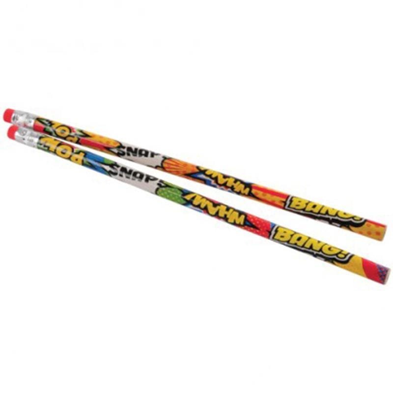 Superhero pencils, 12 per package