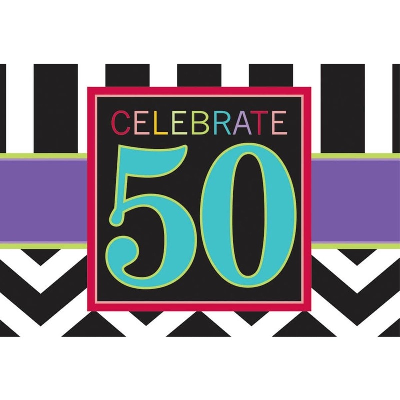 50th Celebration - Invitations 8/pkg.