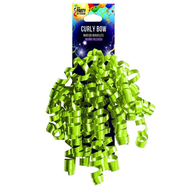Curly Bows - Lime