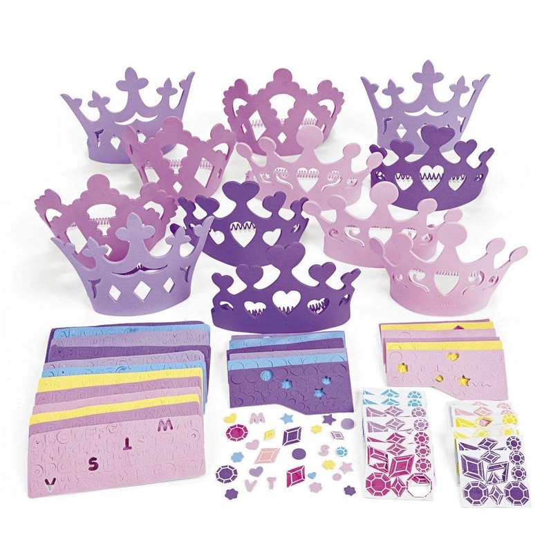 Customizable princess crown kit, 12 per package