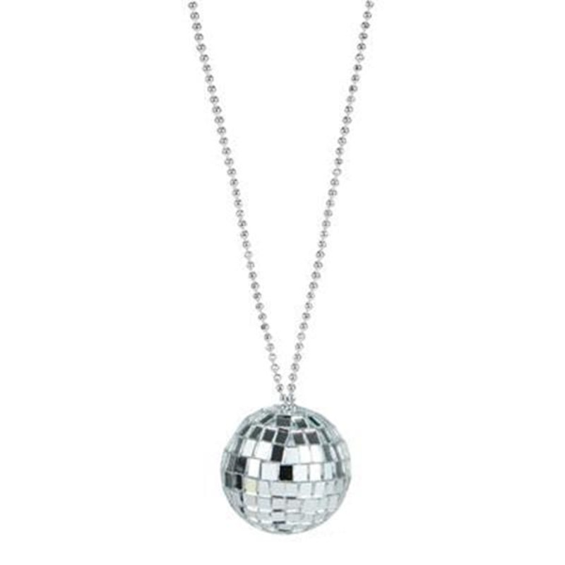 Disco Ball Beaded Necklace