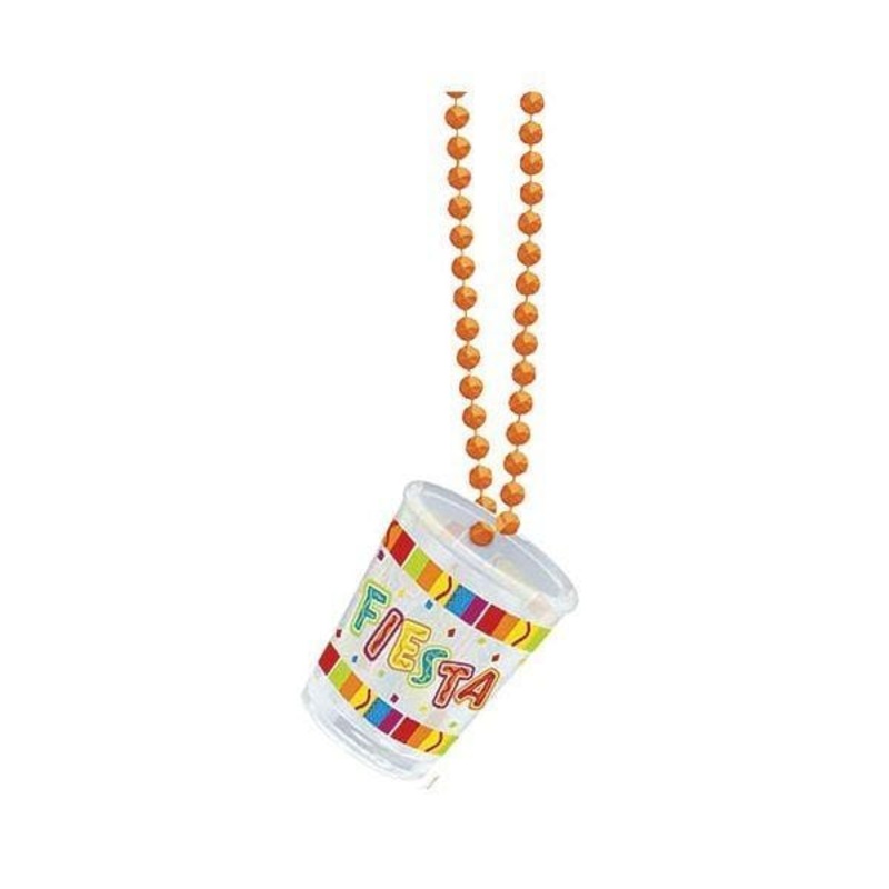 Fiesta Beaded Necklace with Glass Shot