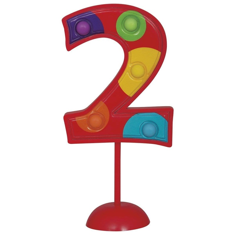 Flashing Number Deco #2 - Multicolor