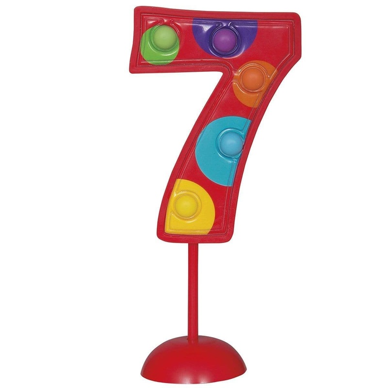 Flashing Number Deco #7 - Multicolor