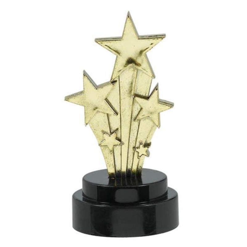 Hollywood Trophies, 6 per Package