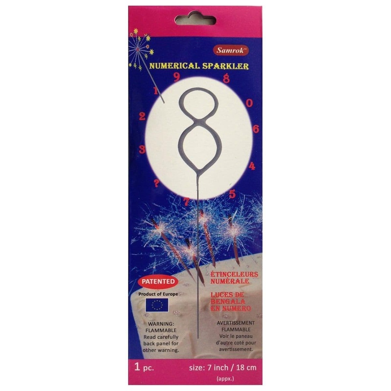 Numeral Sparkler # 8