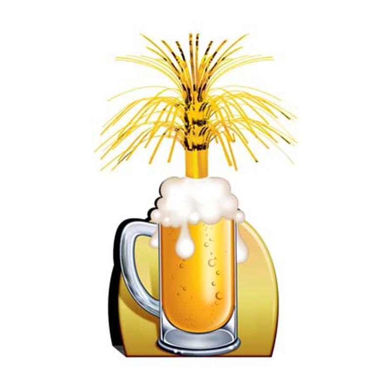 Oktoberfest Beer Mug Centerpiece, 15 Inches
