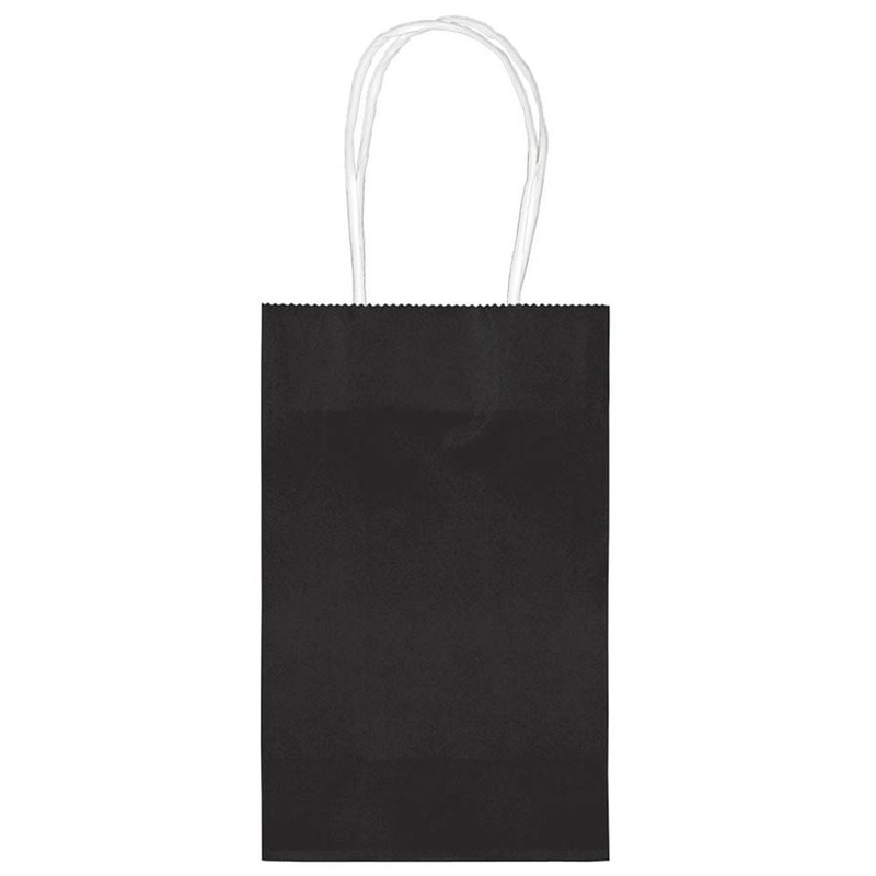 Paper Gift Bags - Black 10/pkg