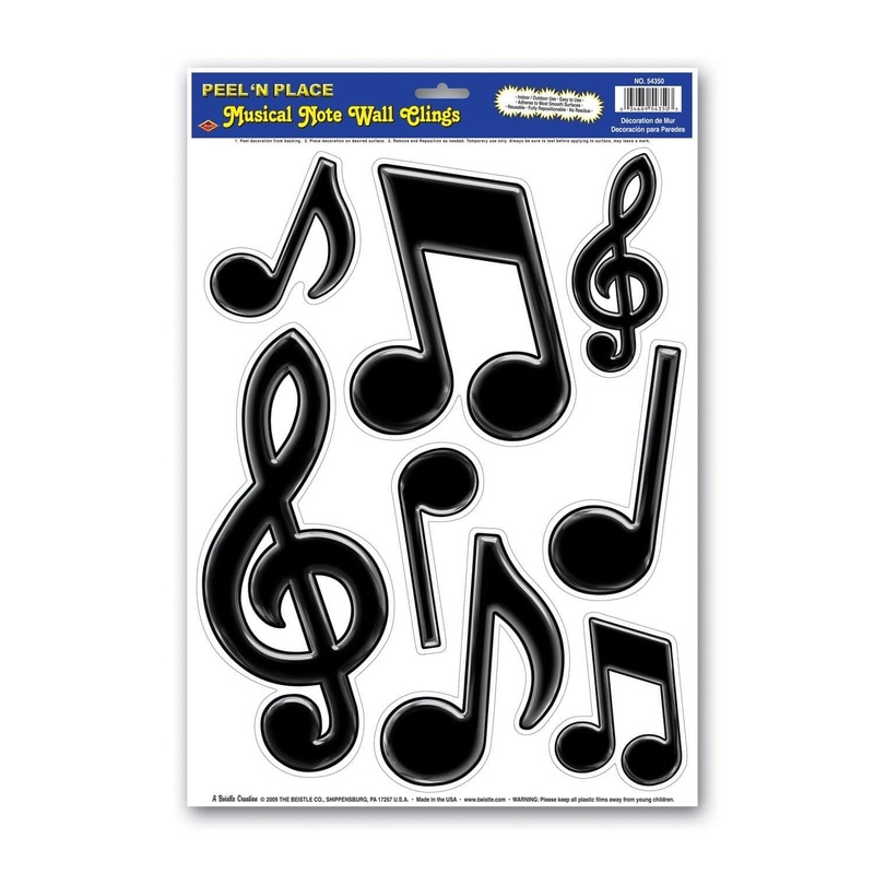 Peel N' Place Musical Notes