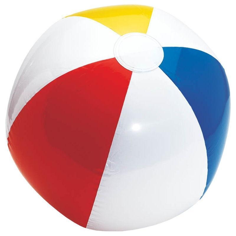 Primary color beach ball, 13 inches