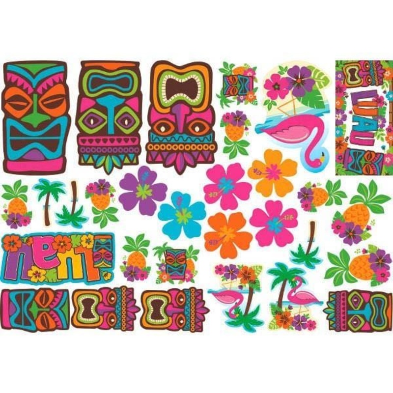 Tiki Cutouts, 30 per Package