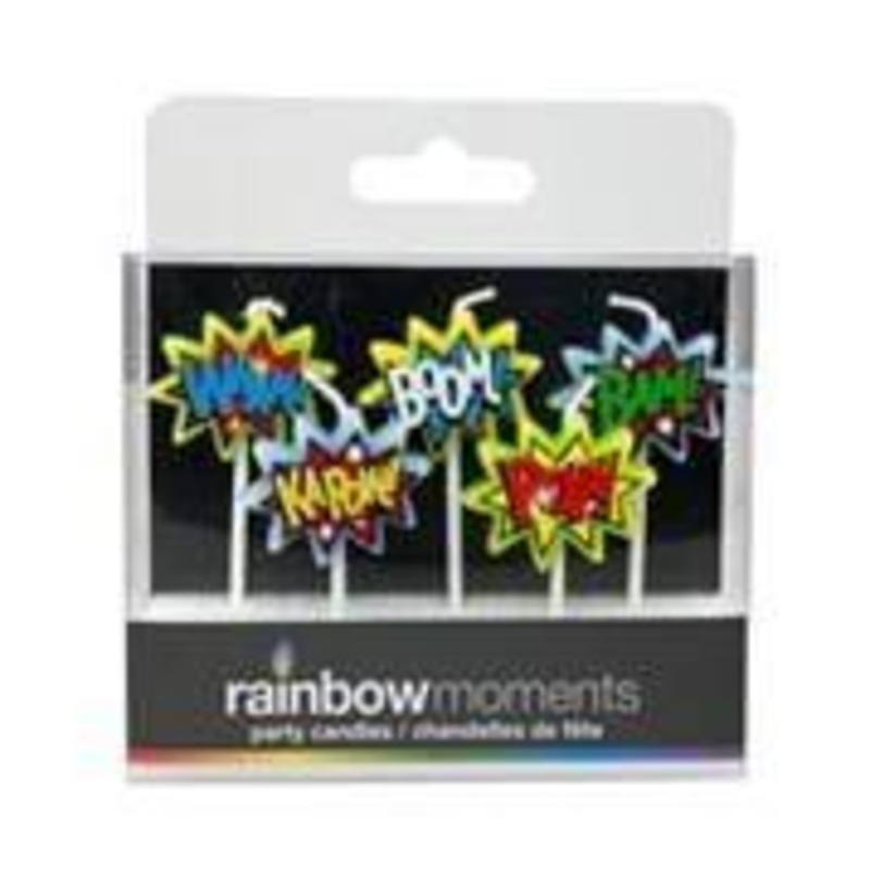 Bam Shape Candle 5/pkg