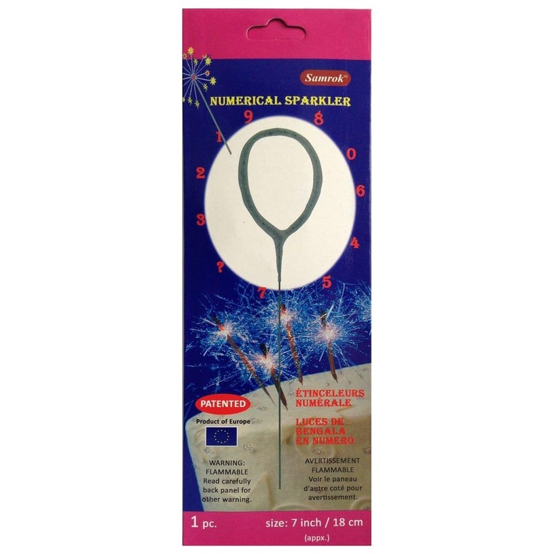 Numeral Sparkler # 0