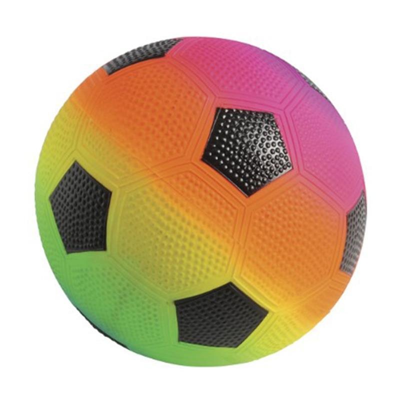 Rainbow soccer ball, 6 inches