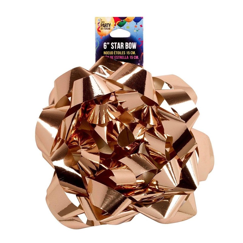 Star Bow 6 In. - Rose Gold
