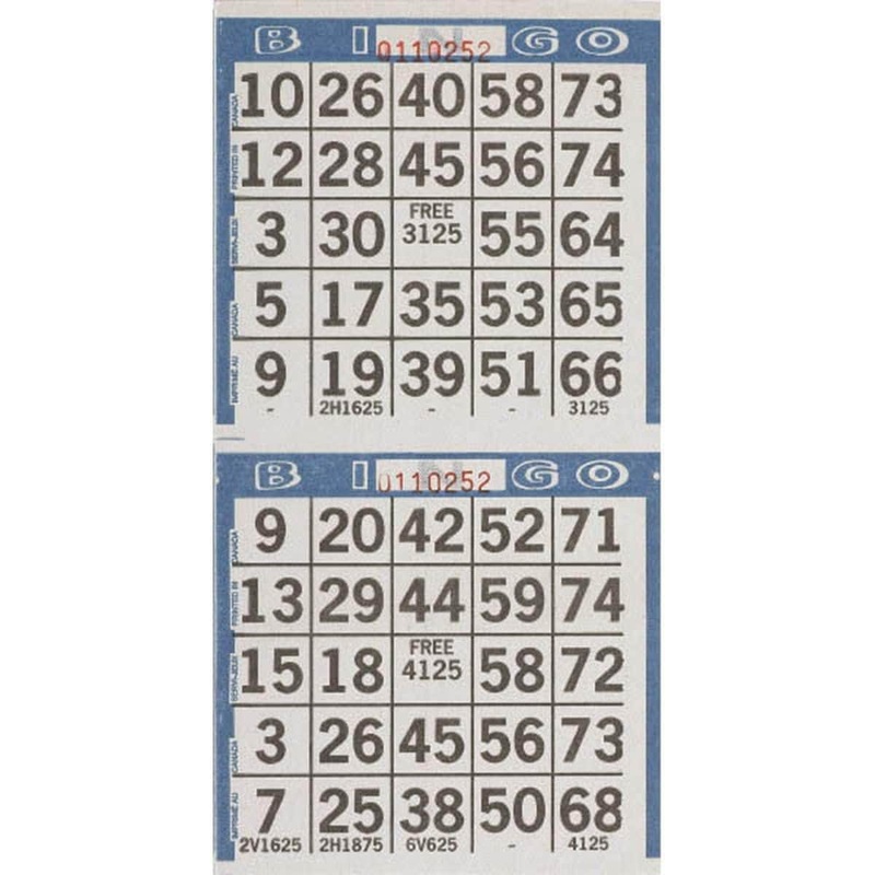 Game Sheets - Bingo