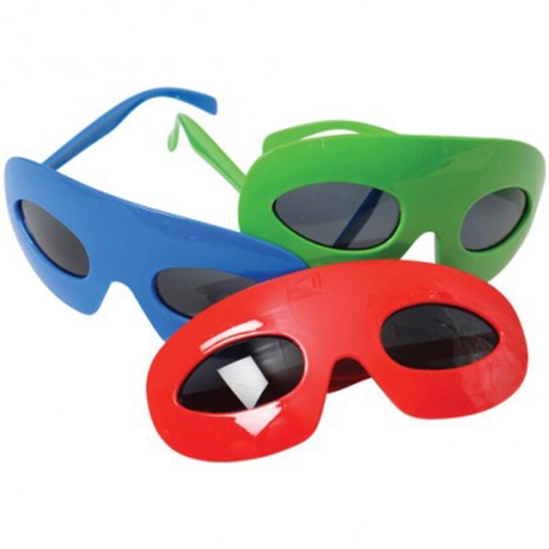 Superhero mask-shaped glasses, Assortment, 1 Count