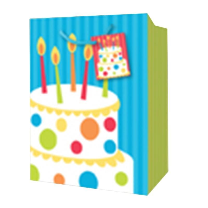Premium Gift Bag Large - Glitter Birthday