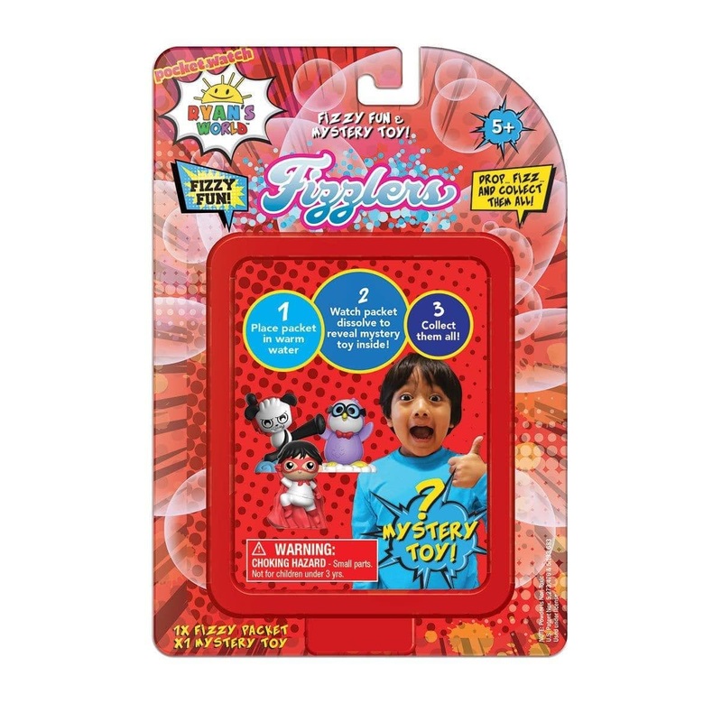 Ryan's World fizzlers mystery toy - Assortment