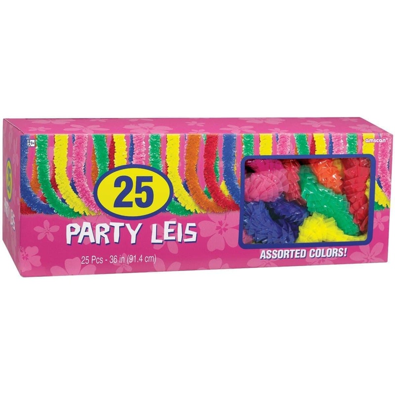 Box of Poly Lei Necklaces, 25 per Package