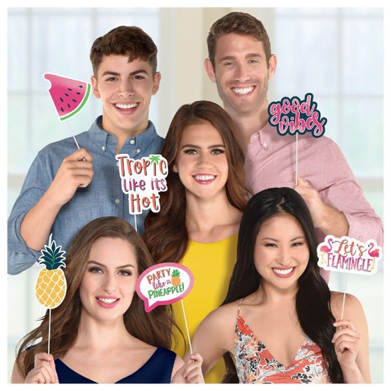 Aloha Photo Booth Props, 13 per Package