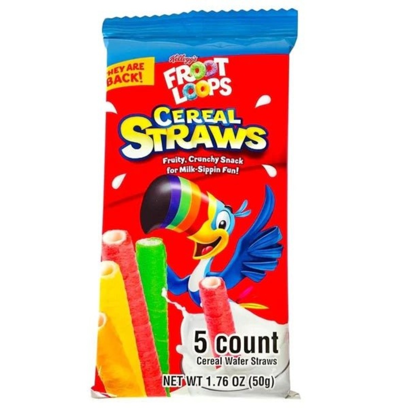 Froot Loops Cereal Straws, 50g, 1 Count