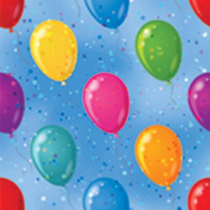 Gift Wrap Roll - Balloon Confetti