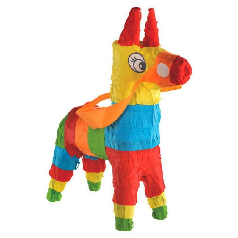 Mini Piata Donkey Decoration, 7 x 5 Inches, 1 Count