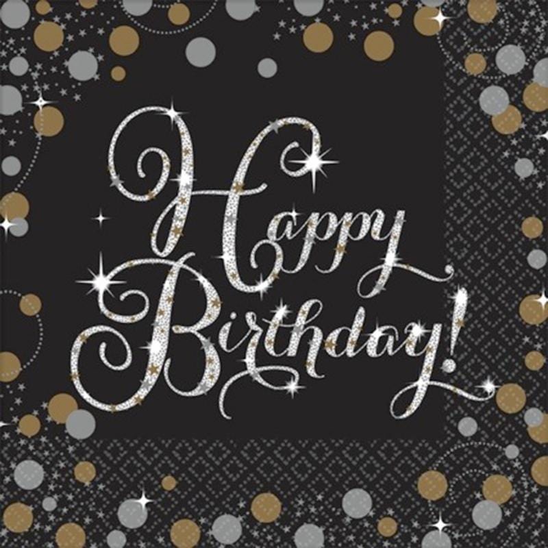 Sparkling Celeb. - Lunch Napkins 16/pkg