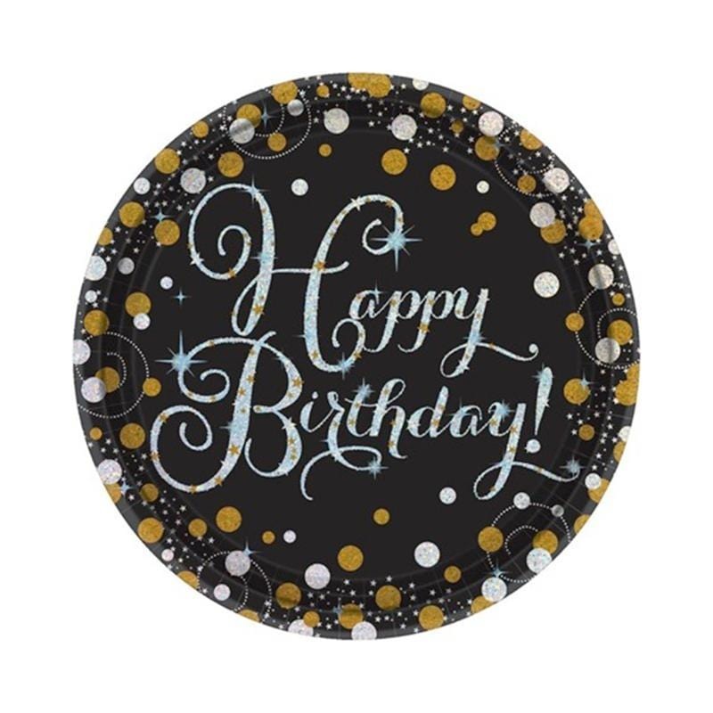 Sparkling Celeb. - Plates 7 In. 8/pkg