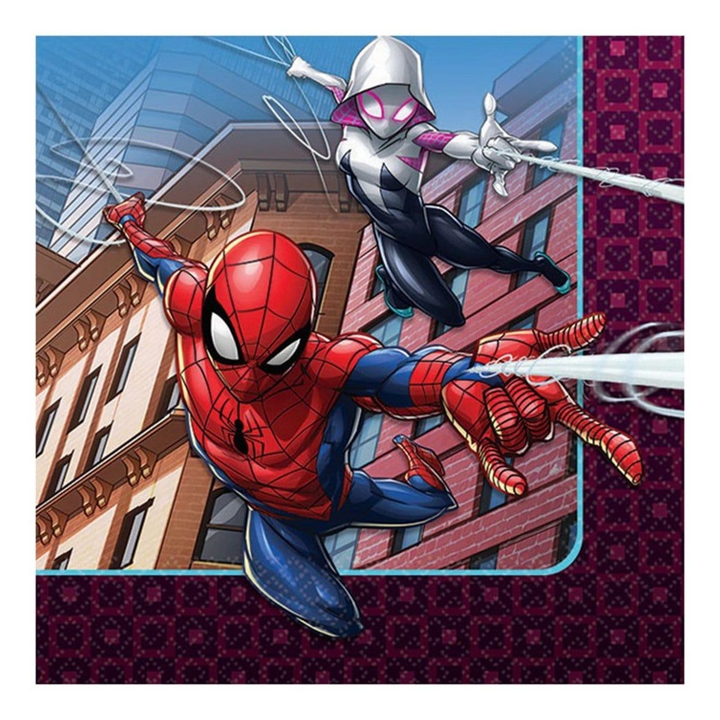 Spider-Man beverage napkins, 16 per package