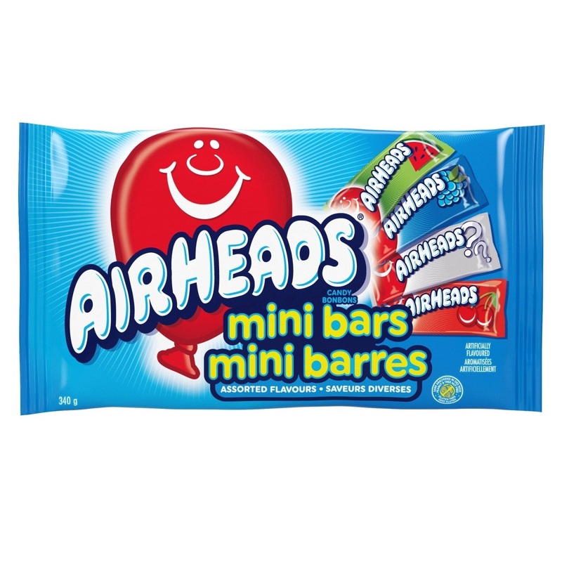 Airheads Mini Candies, 340g, 1 Count