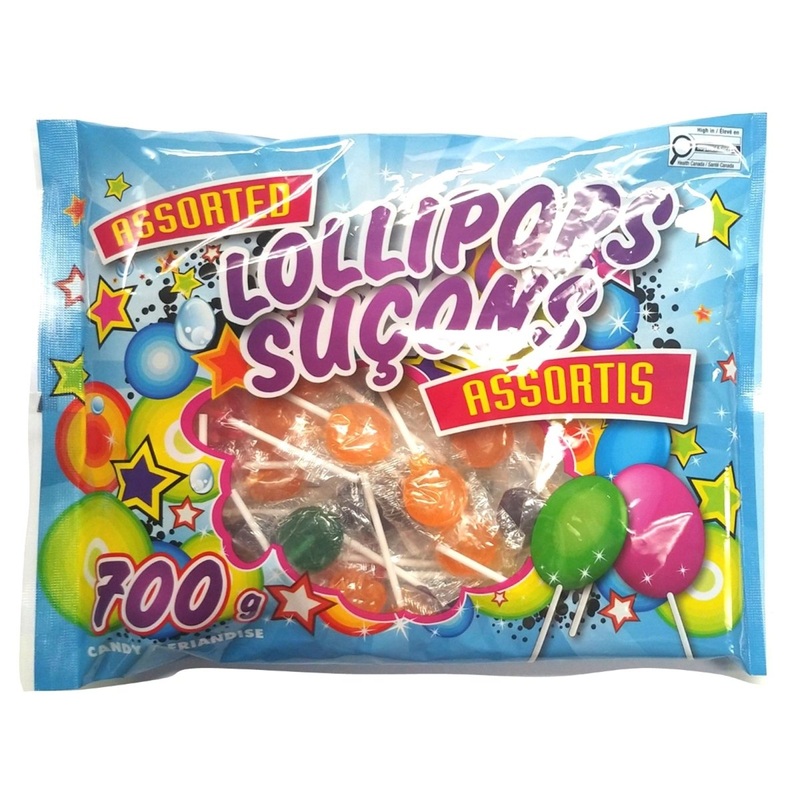 Assorted Lollipops, 700g, 1 Count