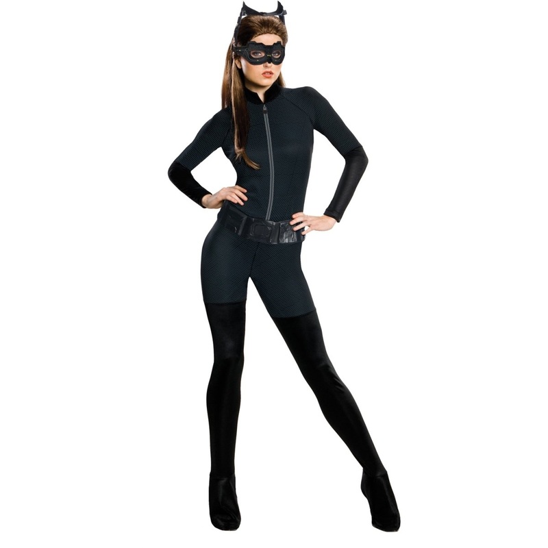 Catwoman Costume for Adults, DC Comics, Jumpsuit S
