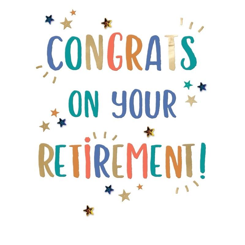 Giant Retirement Card, Congrats On Your Retirement!, 1 Count