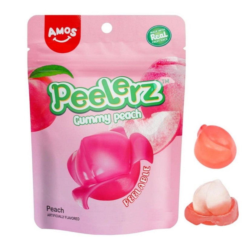 Peelerz Gummy Peach, 85g, 1 Count