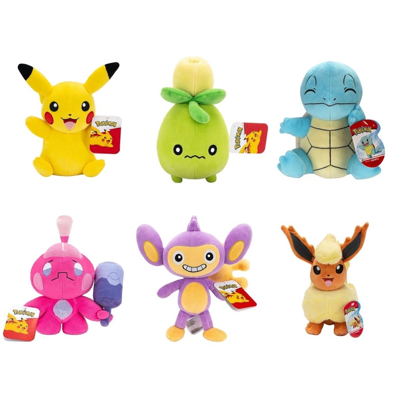 Pokmon Plush, 8 Inches, Assortment, 1Count