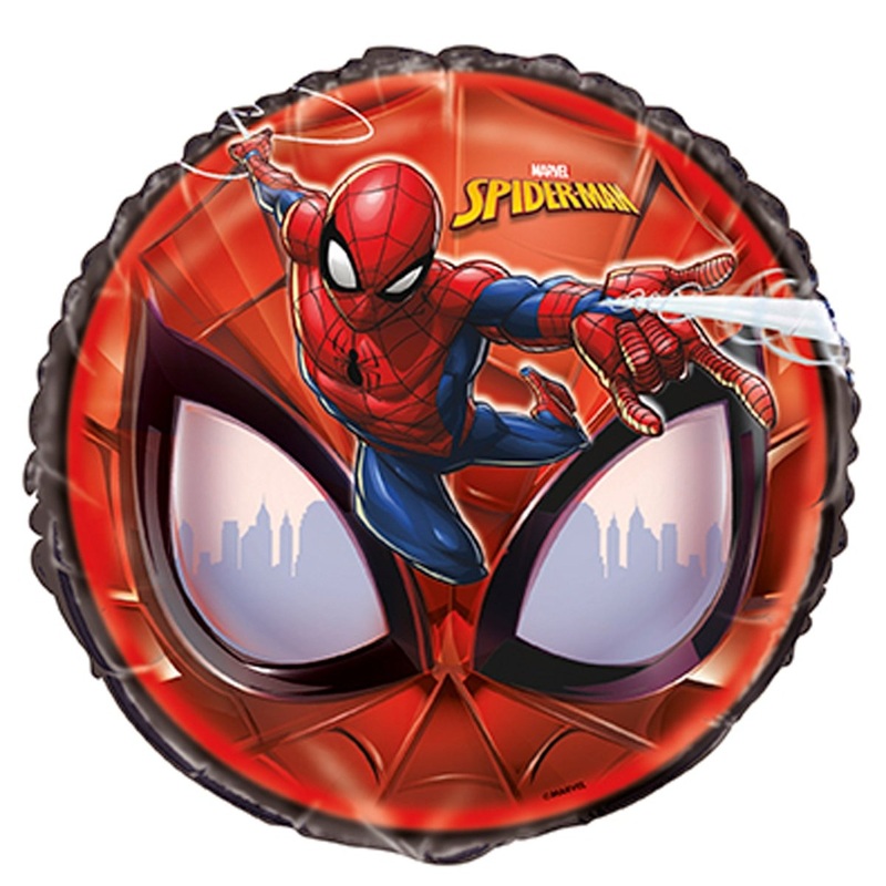 Spider-Man Round Foil Balloon, Marvel, 18 Inches, 1 Count