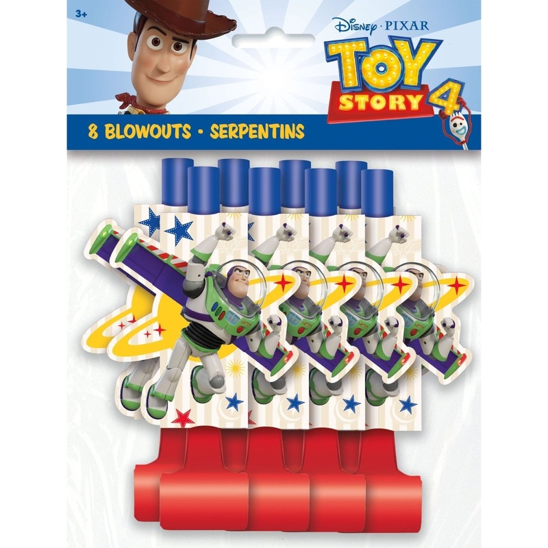 Toy Story Birthday Blowouts, Disney, 8 Count